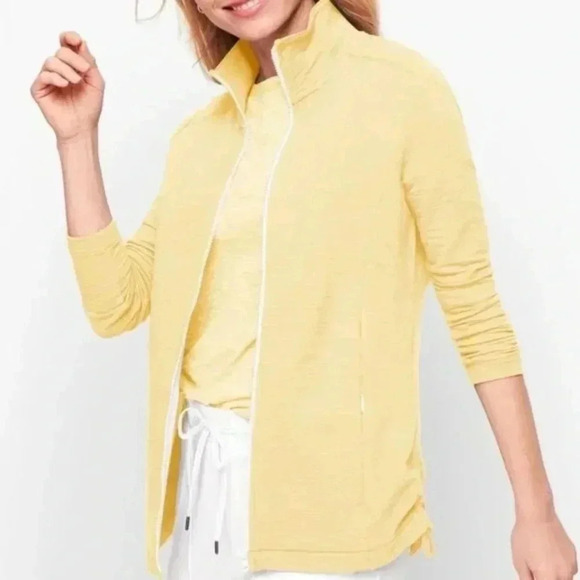 Talbots UPF 50+ Slub Terry Jacket SZ LG - Picture 1 of 6